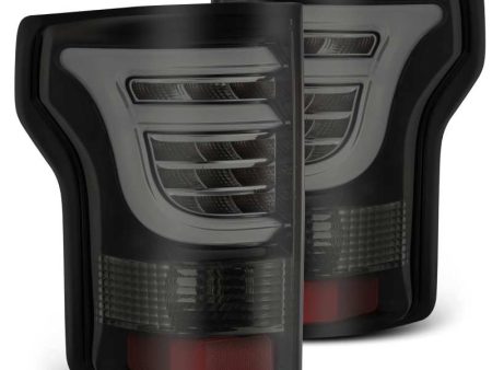 AlphaRex 15-17 Ford F-150 (Excl Models w Blind Spot Sensor) PRO-Series LED Tail Lights Jet Black Discount