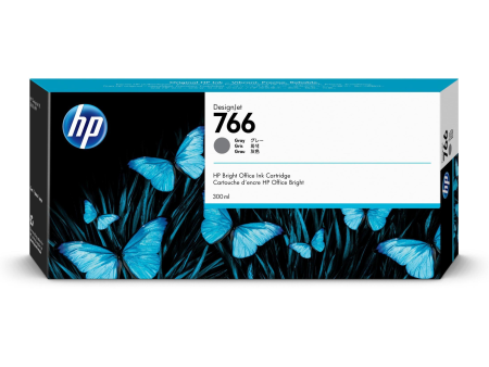 HP 766 300-ml DesignJet Original Ink Cartridge - Gray P2V93A Online Hot Sale