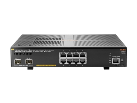 HPE Aruba 2930F 8-port Gigabit PoE+ Managed L3 Switch with 2x SFP+ ports JL258A For Sale