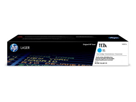 HP 117A Original Laser Toner Cartridge - Cyan W2071A Supply