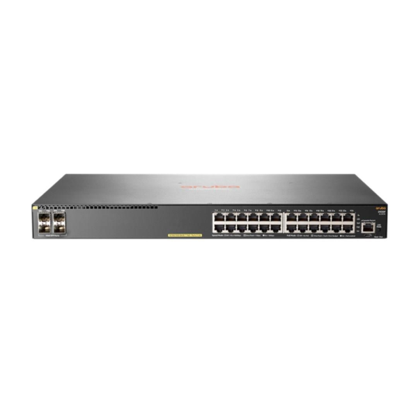 HPE Aruba 2930F 24-port Gigabit PoE+ Managed L3 Switch with 4x SFP+ ports JL255A For Sale