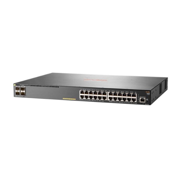 HPE Aruba 2930F 24-port Gigabit PoE+ Managed L3 Switch with 4x SFP+ ports JL255A For Sale