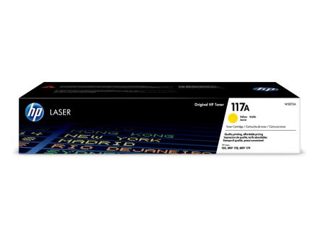 HP 117A Original Laser Toner Cartridge - Yellow W2072A on Sale