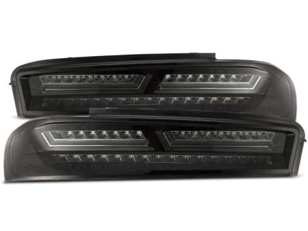 AlphaRex 16-18 Chevrolet Camaro PRO-Series LED Tail Lights Jet Black Hot on Sale