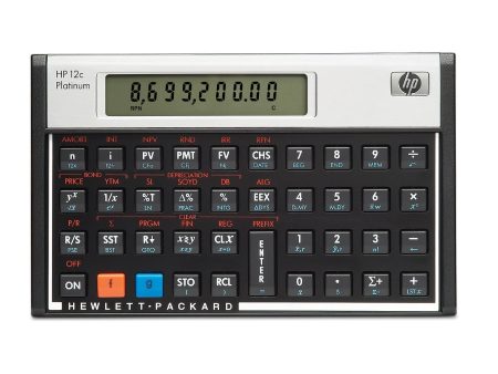 HP 12c Platinum - Financial Calculator F2231AA Sale