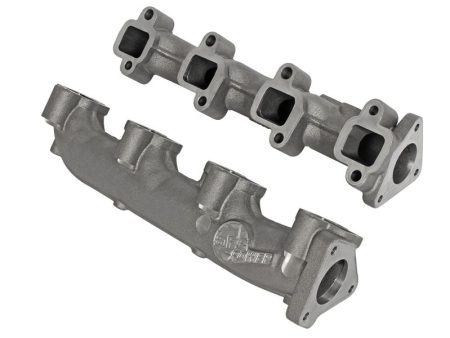 aFe Power BladeRunner Ported Ductile Iron Exhaust Manifold 01-16 GM Diesel Trucks V8-6.6L (td) Sale