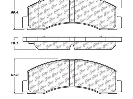 StopTech 10-14 Ford F-150 Street Performance Front Brake Pads on Sale