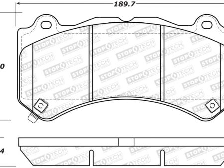 StopTech Street Brake Pads - Front Cheap