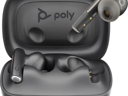 Poly Voyager Free 60 UC Earbuds with BT700 USB-C Adapter - Carbon Black 7Y8H4AA Sale