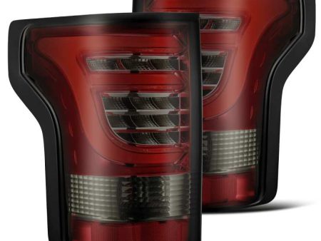 AlphaRex 15-17 Ford F-150 (Excl Models w Blind Spot Sensor) PRO-Series LED Tail Lights Red Smoke Discount