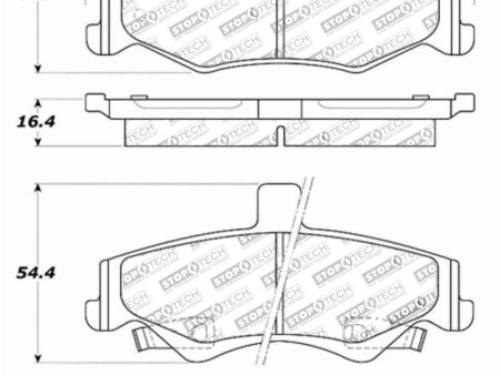 StopTech Street Touring Brake Pads Hot on Sale