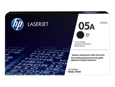 HP 05A Original LaserJet Toner Cartridge - Black CE505A Fashion