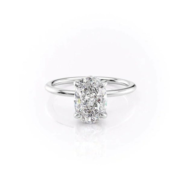 The Kamellie Set With A 2.5 Carat Oval Lab Diamond For Discount