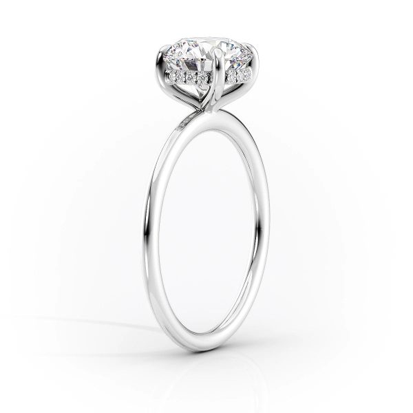 The Kamellie Set With A 2.5 Carat Oval Lab Diamond For Discount