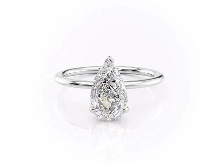 The Kamellie Set With A 3 Carat Pear Lab Diamond Online