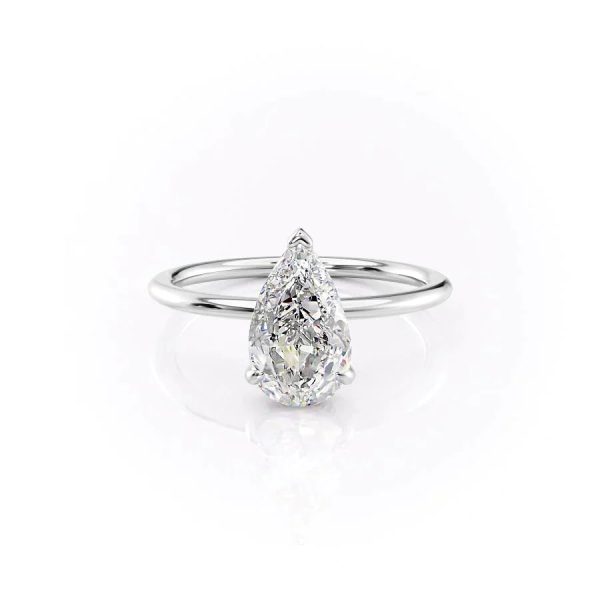 The Kamellie Set With A 3 Carat Pear Lab Diamond Online