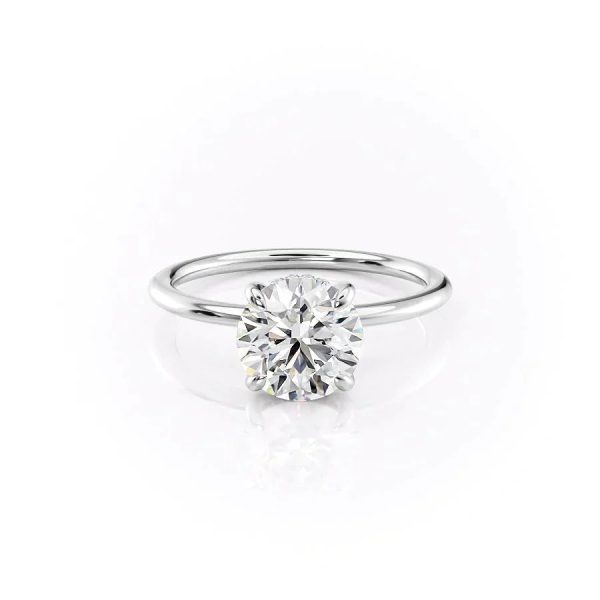 The Kamellie Set With A 3 Carat Round Lab Diamond Online Hot Sale